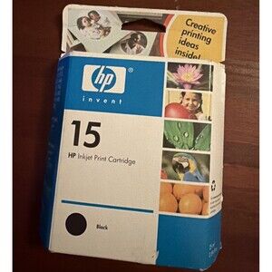 HP Invent Inkjet 15 Black OEM Ink Brand New In Original Packaging.Fast Shipping!